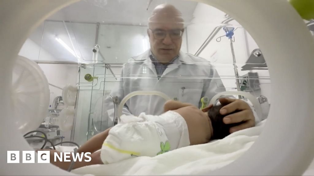 Watch: Inside Gaza hospital struggling to provide care to newborn babies
